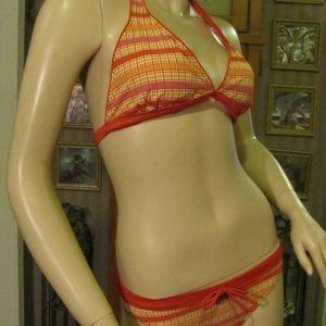 St. Tropez Plaid Bikini Swimsuit size 11